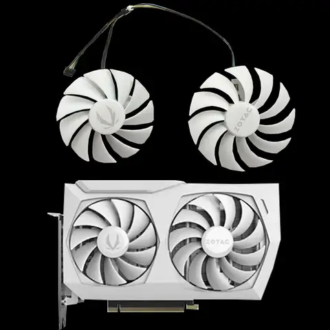 Zotac RTX 3060 Ti RTX 3060 AMP White RTX 3070 Twin Edge Video card cooling fan 88MM/100MM RTX 3060 AMP White GPU Fan