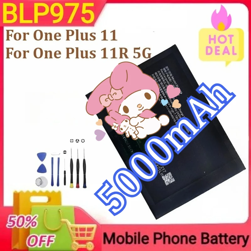 جديد BLP975 ل One Plus 11 11R 5G Nord CE3 5G PHB110 CPH2449 CPH2447 CPH2451 استبدال بطارية الهاتف المحمول 5000mAh + أدوات #1