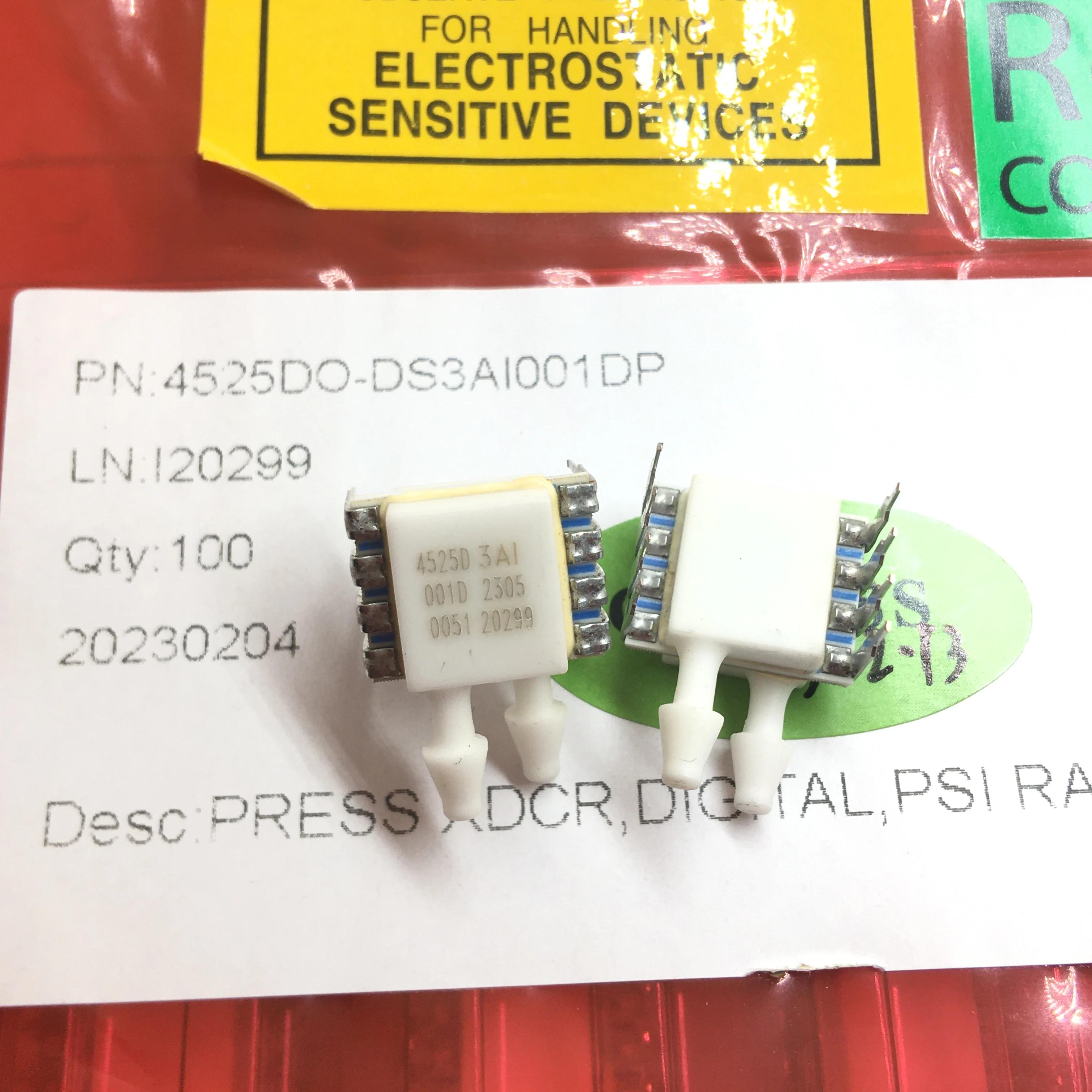 1pcs of 4525DO-DS3AI001DP 4525DO-DS3AI001DS MS4525DO Digital Output r Gas Pressure Sensor