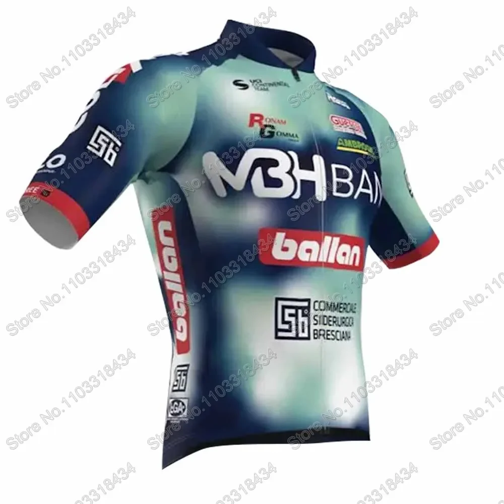 MBH Bank Colpack Ballan 2024 Cycling Jersey Pro Team Set Short Sleeve Clothing Mens Road Bike Shirts Suit Bicycle Bib Shorts MTB