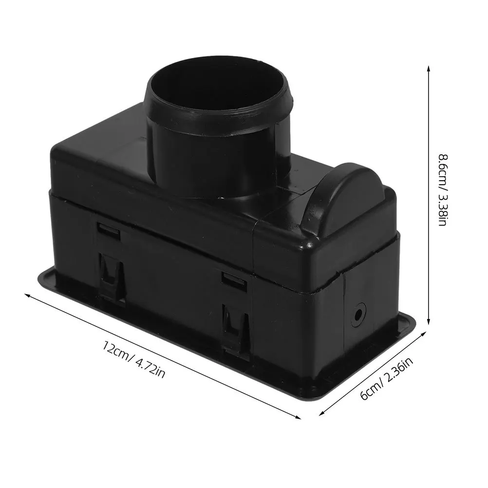 Saída de ventilação de ar do painel, 2 peças para carros, rvs, caminhões, ventilação de alta eficiência, descongelamento rápido, durável, redondo, ar automotivo