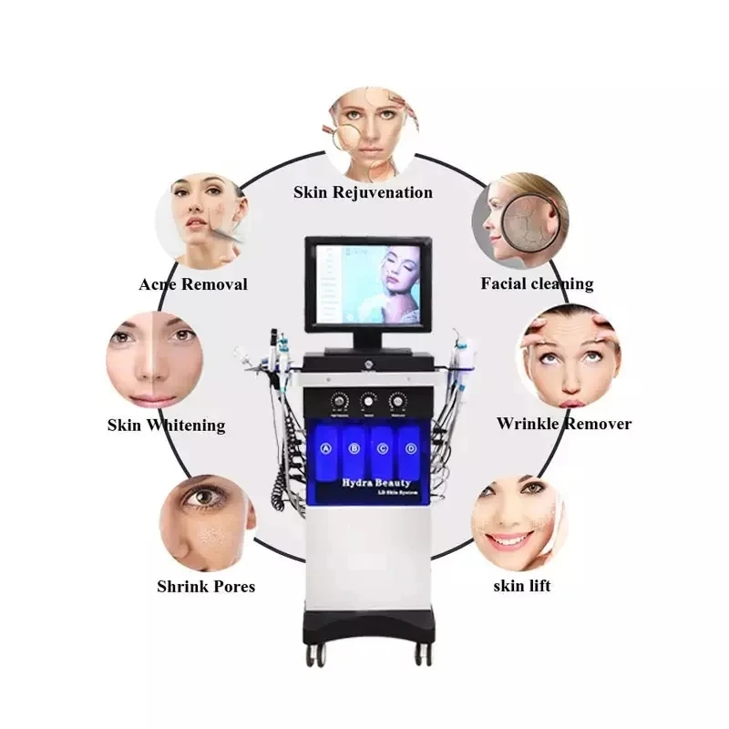 

2024 14 In 1 Aqua Peel Water Dermabrasion Facial Care Machine Oxygen Jet Peel Machine Multifunction Spa