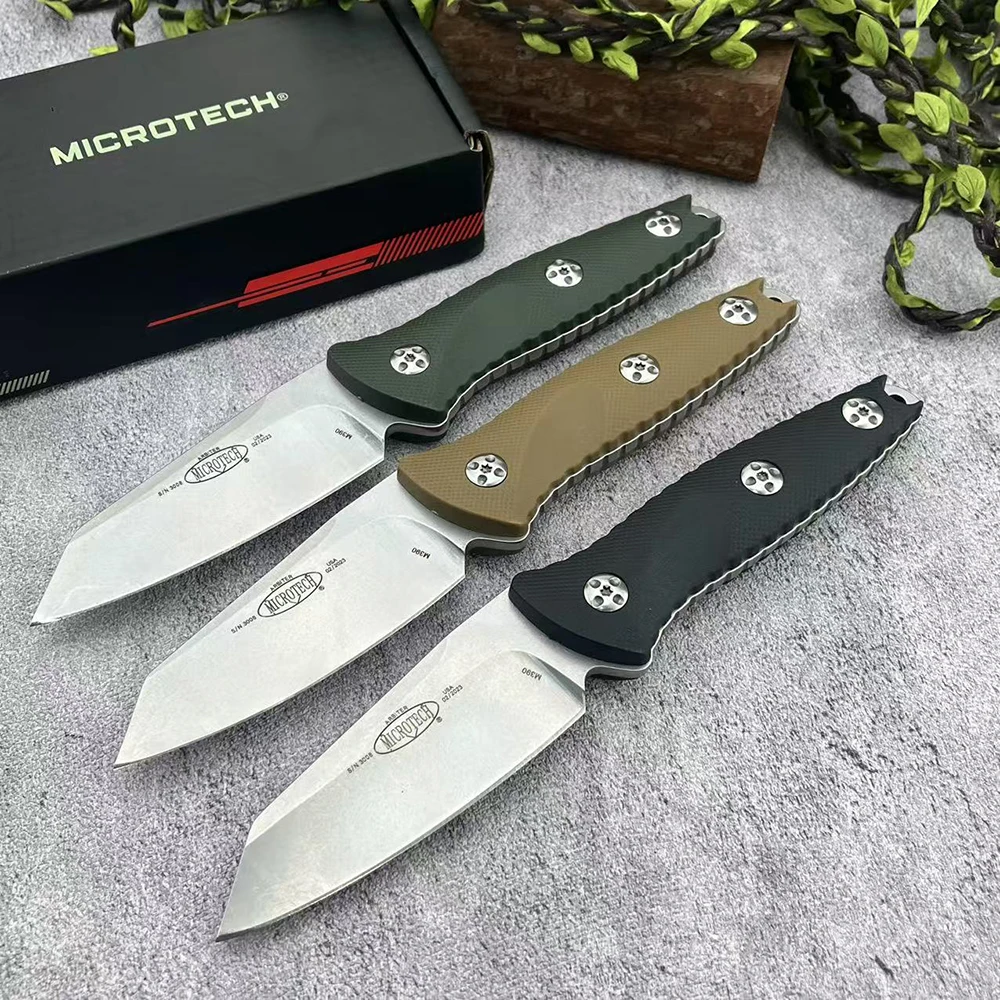

93M Wilderness Survival Self Defense Straight Knife 8Cr13Mov Blade Portable Outdoor Camping Hunting EDC Tool Nylon Fiber Handle