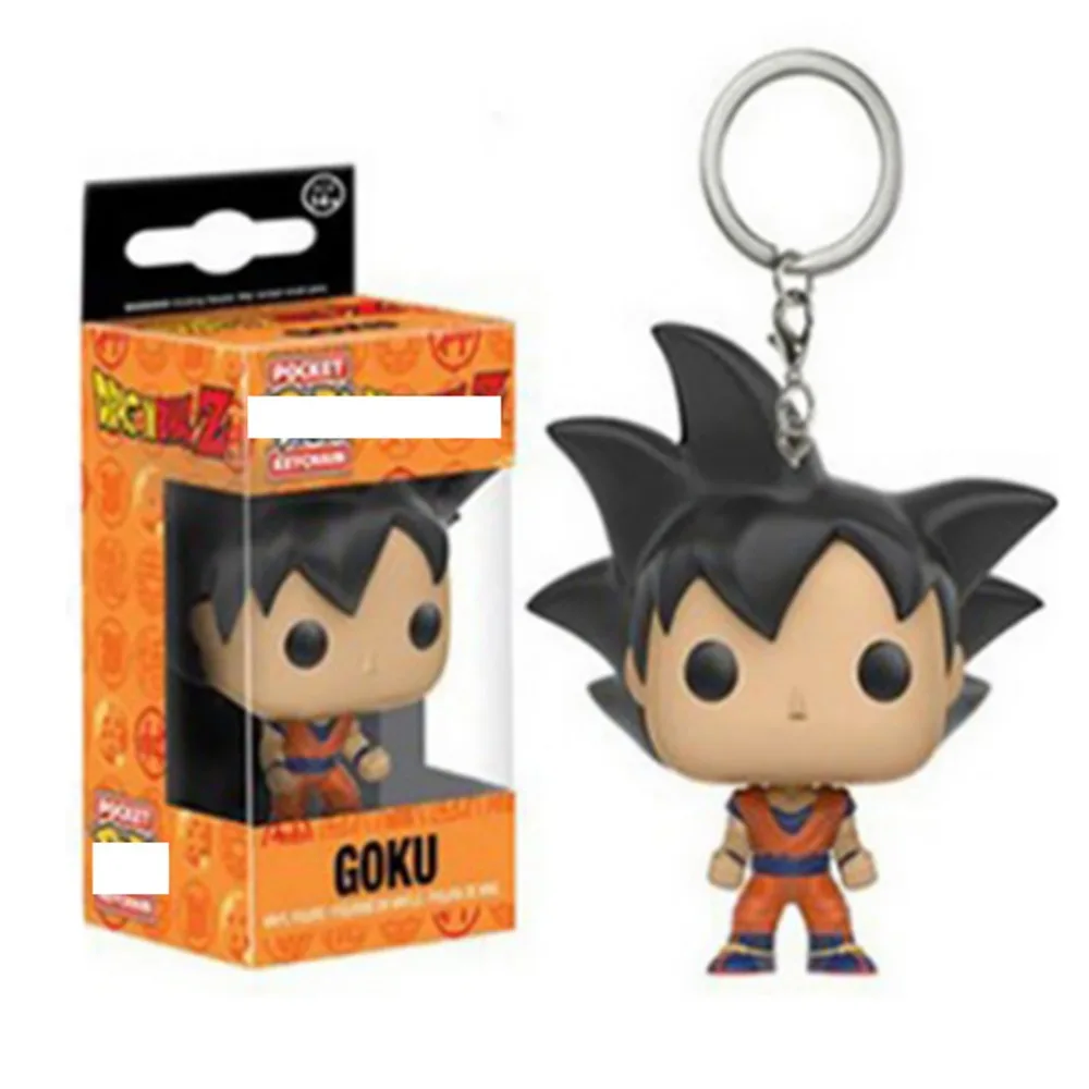 FUNKO llavero de bolsillo Popular Personaje de Anime Son Goku Todoroki Shoto Nezuko Kamado creativo Navidad mochila colgante regalos