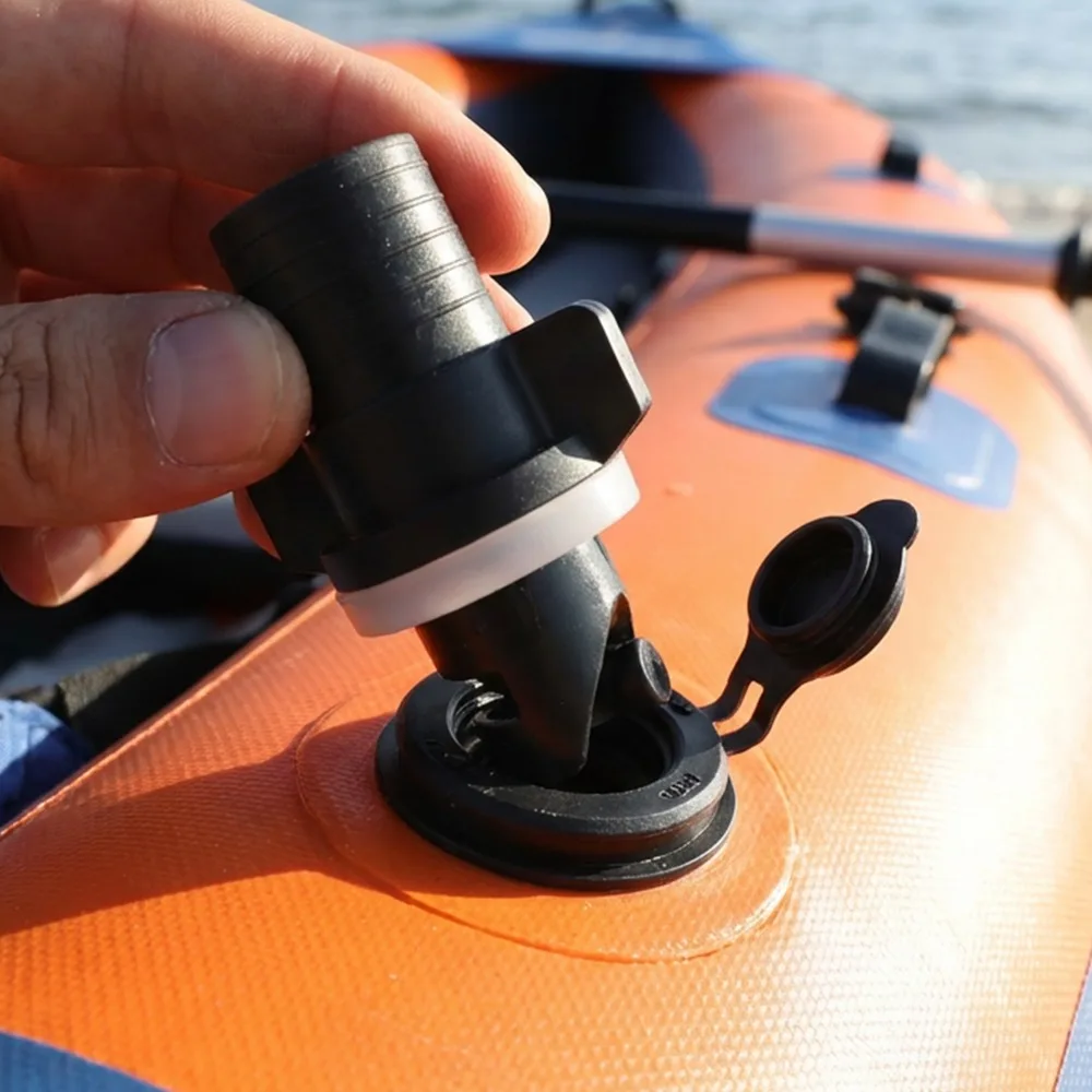 1Pc Raft Foot Pump Screw Hose Adapter Fishing Kayak Accessories Inflatable Boat Connector Air Valve Caps Water Sports Tools