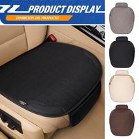 Car Breathable Flax Seat Cover Four Seasons Universal Front Seat Protector Cushion Auto Chair Protect Covers For Cars Inter
