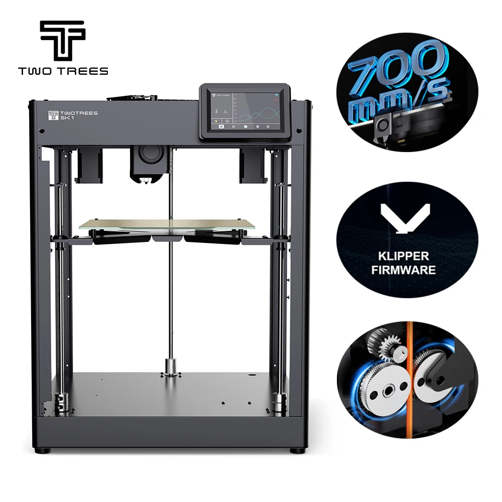 Twotrees SK1 High Speed 3D Printer High-speed Printing Direct Extrusion CoreXY  3D Printer Kit with With WIFI Function Klipper