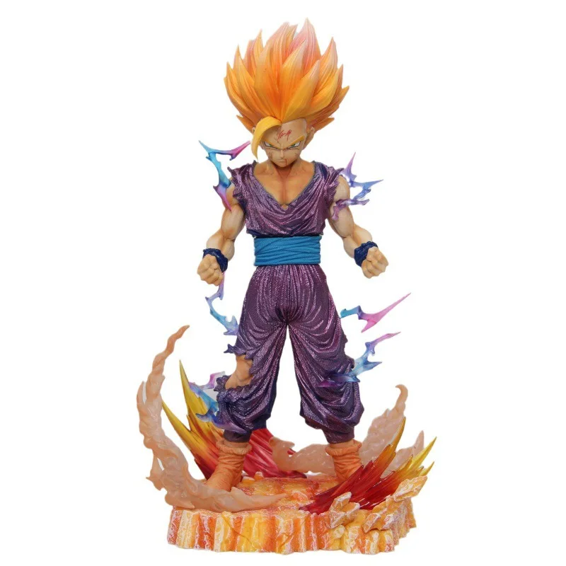 26Cm Drakenbal Z Figuur Anime Model Super Saiyan Gohan Actiefiguur Pvc Gk Ornamenten Model Pop Collectie Standbeeld Speelgoed Geschenken