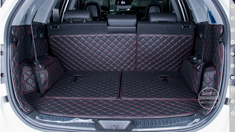 

Dedicated car trunk mats for KIA Sorento 7 5 seats 2008-2022 durable waterproof leather luggage mats for Sorento full surrounded