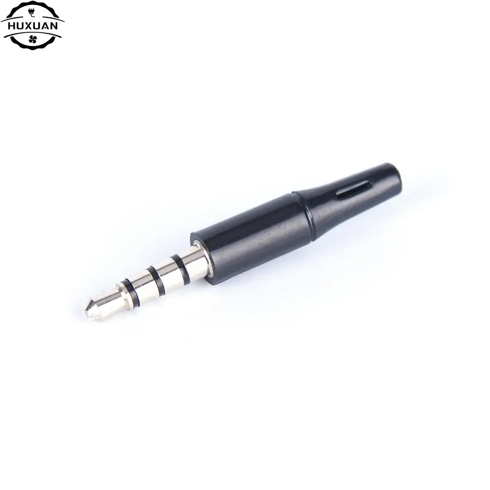 10pcs New 3.5mm Stereo Headset Plug Jack Outlet 2.5mm 4 Pole 3.5 Audio Plug Jack Adaptor Connector For Phone White And Black