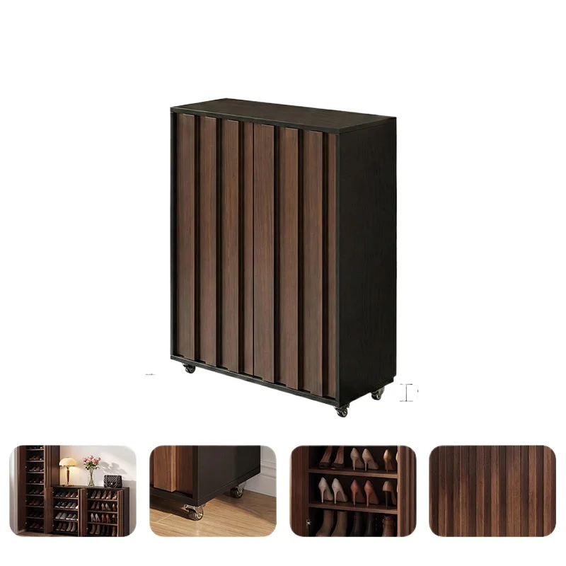CX medieval shoe cabinet stores storage at  door of the home, and integrates it against  wall to enter the house.