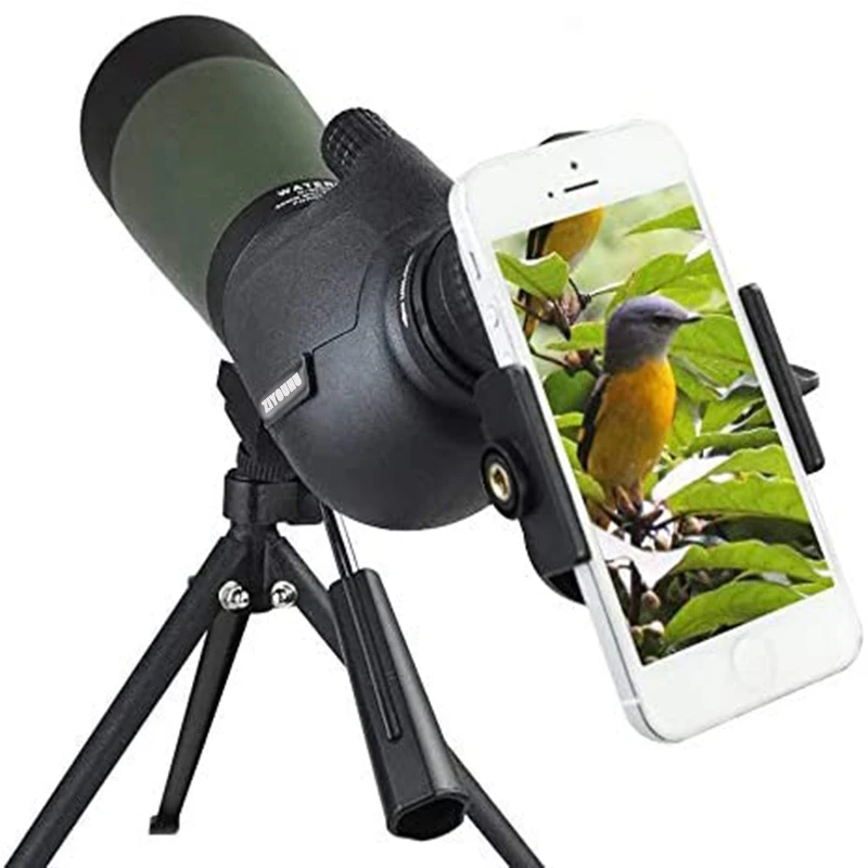 20-60x60/80 Spotting Scopes with Tripod Large Caliber BAK4 HD Lens Waterproof Spotter Scope for Bird Watching Wildlife Scenery