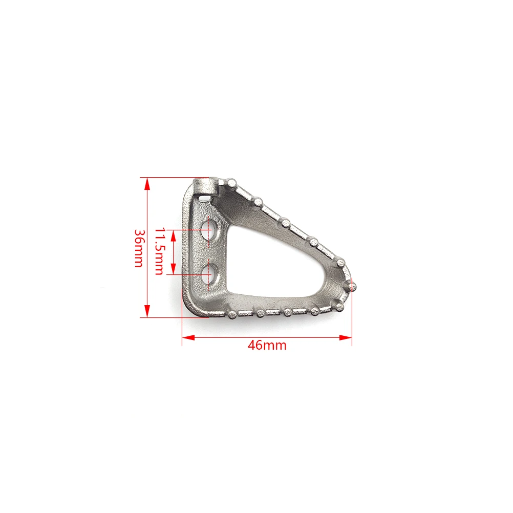 OTOM Motorcycle Standard Rear Foot Brake Lever Step Plate Peg Brake Pedal Tip Stainless Steel For KTM HUSQVARNA GASGAS 2023 Bike