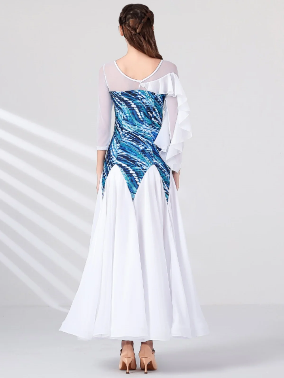 2025 모던댄스 드레스 볼룸댄스 의상 볼룸댄스 왈츠 연습복