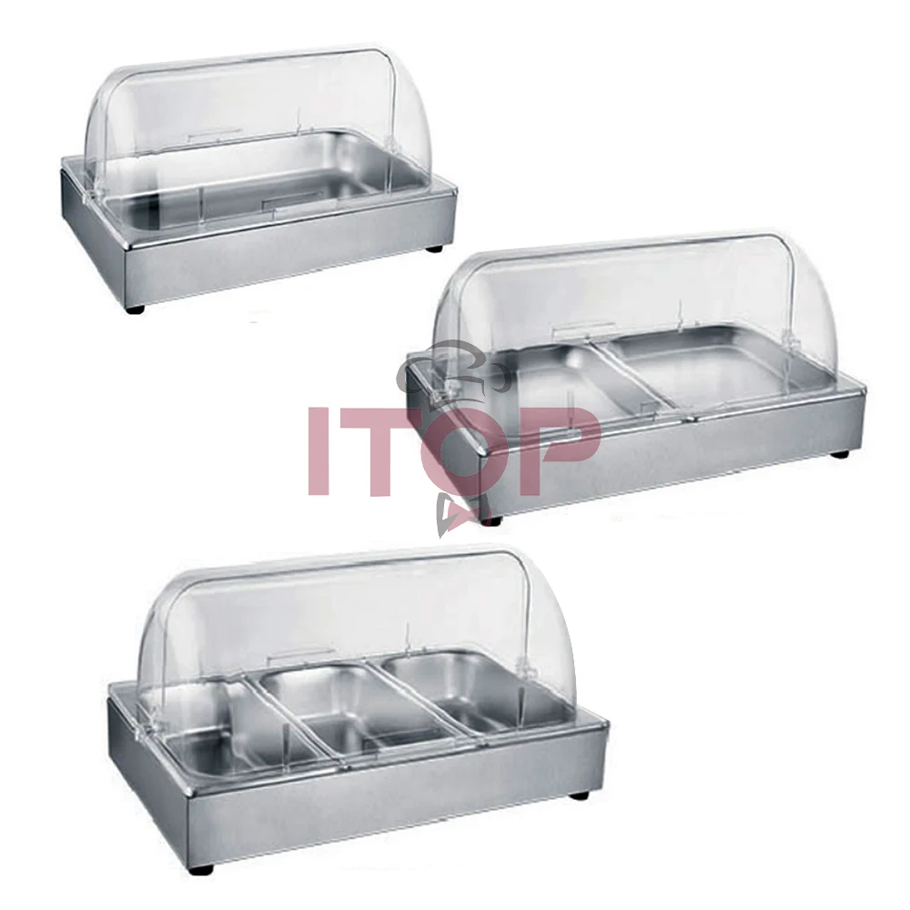 Hotel Table Top Multifunctional Buffet Warming Tray Visual Chafing Dishes For Catering Serving Dish Catering Equipment