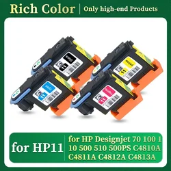 Hp互換のプリントヘッド,hp11の交換,プリントヘッド,designjet 70, 100, 110, 500, 510, 500ps,c4810a,c487a,c4812A,c4813a