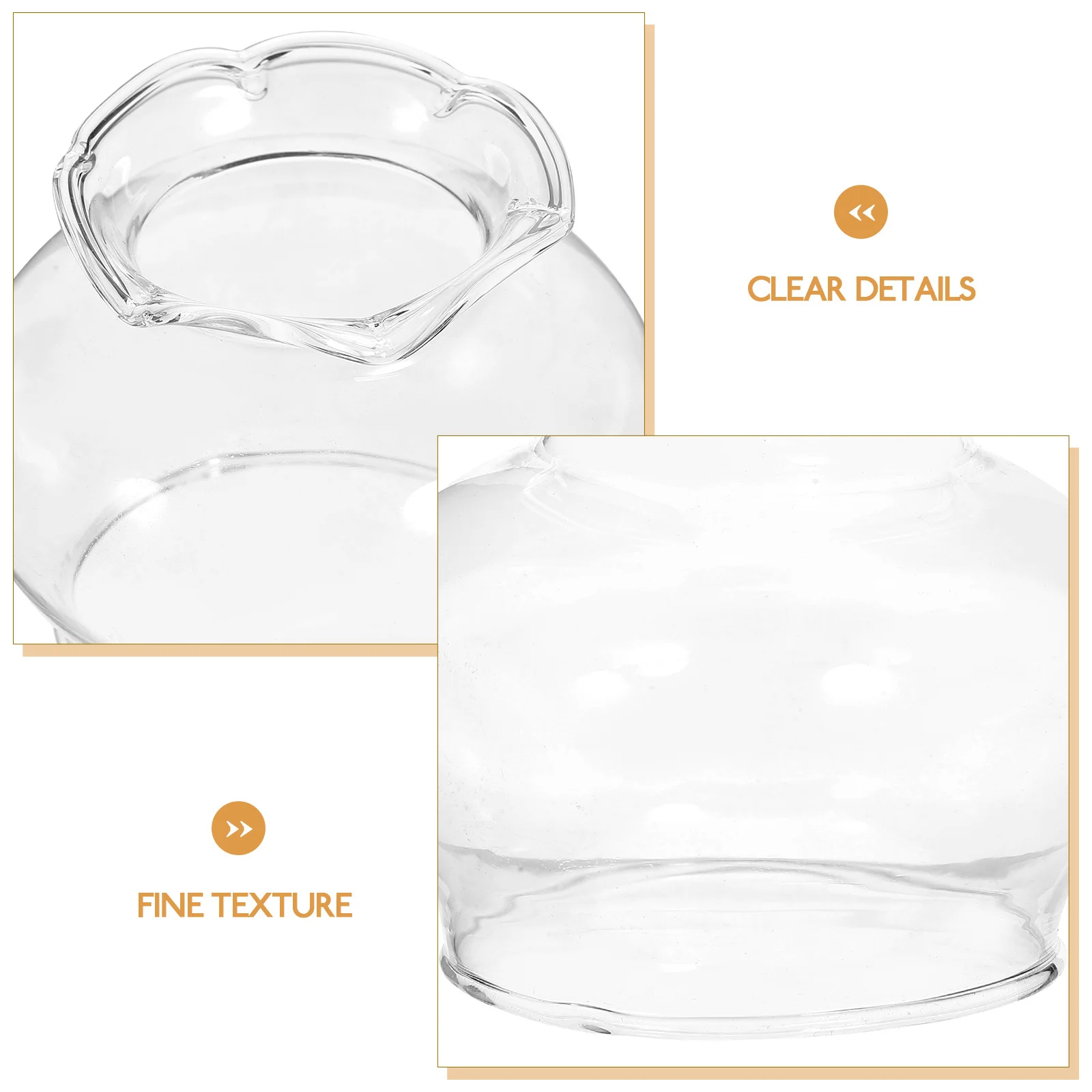 

Clear Glass Oil Lamp Cover Windproof Thick Design Lampshade Small Chimney Lampshade Oil Lamp Chimney