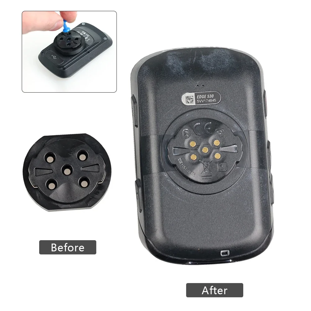 حامل تثبيت ساعة توقيت للدراجات ، قطع إصلاح أساسية ، طقم استبدال كمبيوتر عملي للدراجة ، حامل نايلون للغارمين بريتون