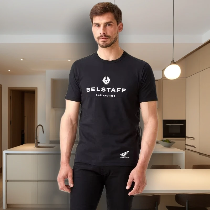 

Luxury Brand High Street New Style T-shirt Gift Graphic Printing Vintage Versatile Y2K Top Cloth T Shirt in Cheap Moto Rider Tee