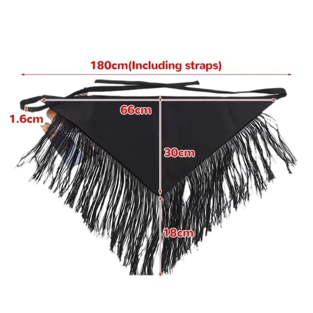 New Retro Women Waistband Triangle Shirt Dress Coat Wide Waist Belt Tassel Decor Accessories Corset Belt