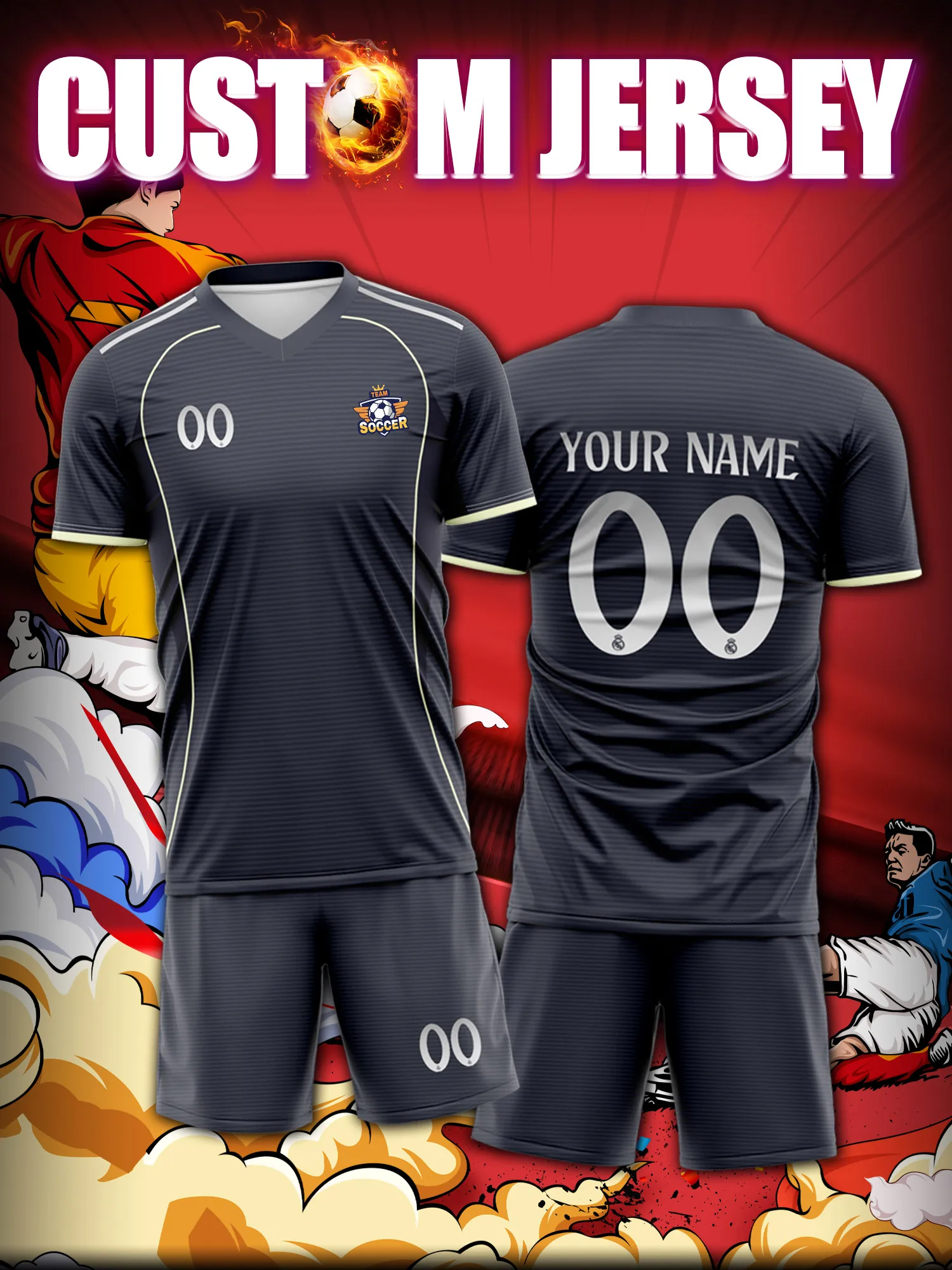 

Спортивные футболки с V-образным вырезом для мужчин и женщин 2026 года с индивидуальным именем и номером, быстросохнущие, модные, с технологией сублимации