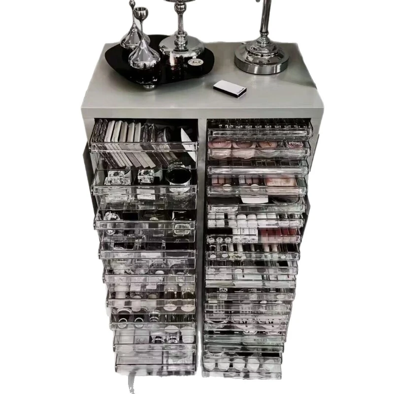 

Nail art storage cabinet Cosmetics finishing Multi-layer drawer type