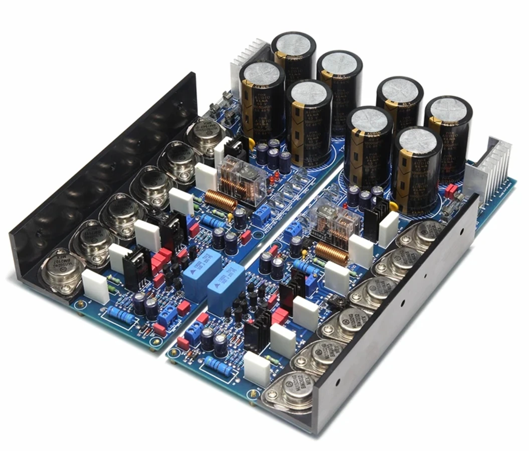 300W*2 T330 HiFi Gold-sealed Tube Post Amplifier Board / Adjustable Pure Class A / With Rectifier Circuit/MJ15024MJ15025