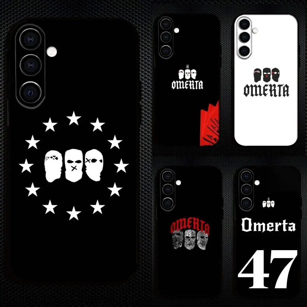 

H-Hot O-Omerta Maes Phone Case For Samsung Galaxy A73,A72,A71,A70,A53,A52,A51,Others Soft Black Cover