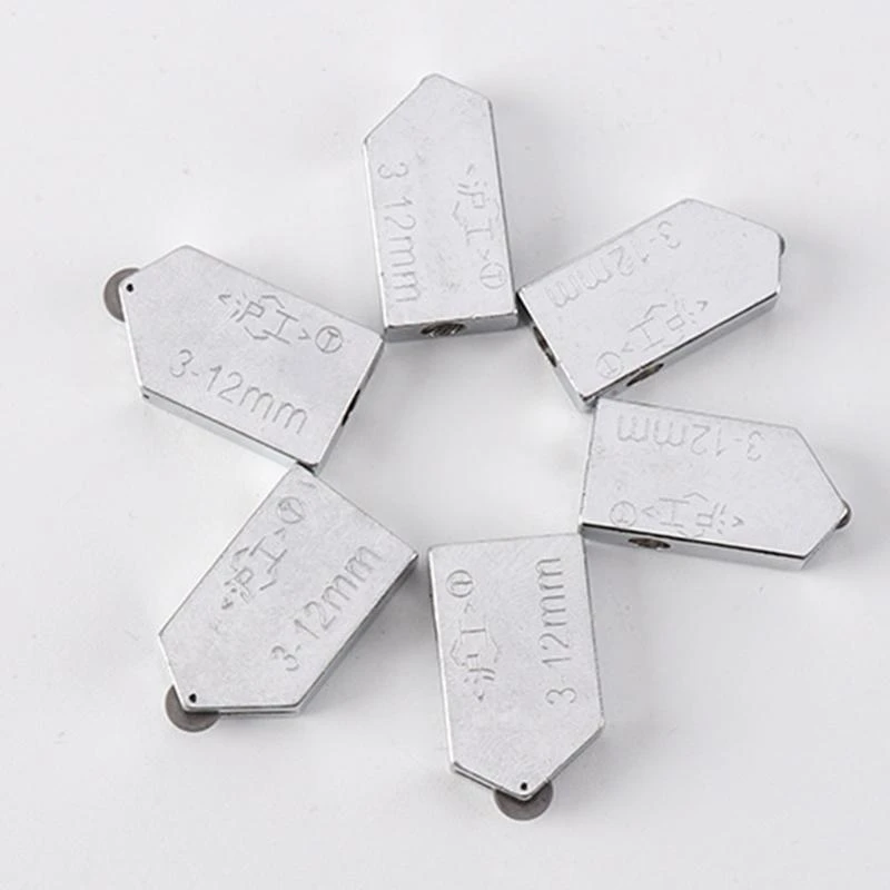 E06b 1 Set Glass Rutch Tool -инструмент карбид -колесный локник Металлический нож для головы заменить