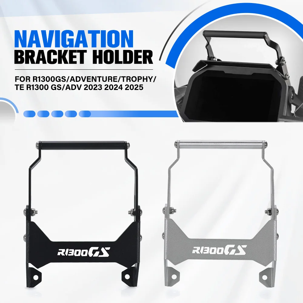 

For BMW R1300GS/Adventure/Trophy/TE R1300 GS/ADV 2023 2024 2025 Motorcycle Mobile Phone GPS Navigation Handlebar Bracket Holder