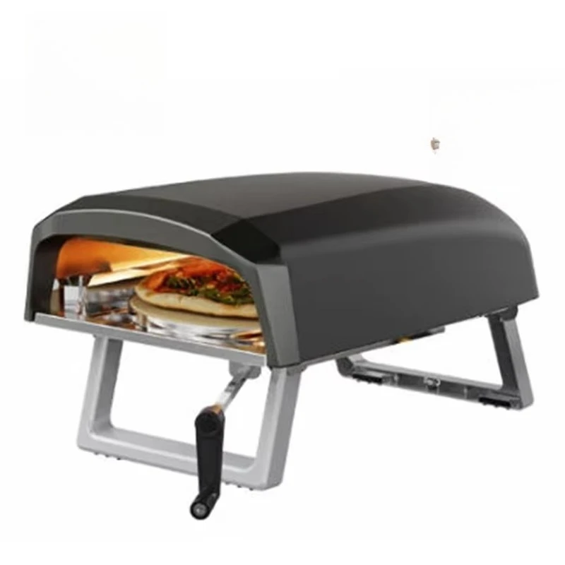 Portable Outdoor Gas Pizza Grill BBQ Stainless Steel Quick Heating Pizza Maker