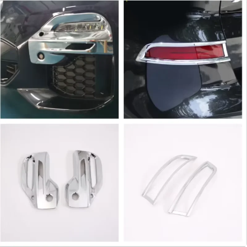 

For BMW X5 2019-2021Accessories Chrome Car Front Fog Light Cover Trim Tail Foglight Frame Bezel Cover Trim Auto Decoration