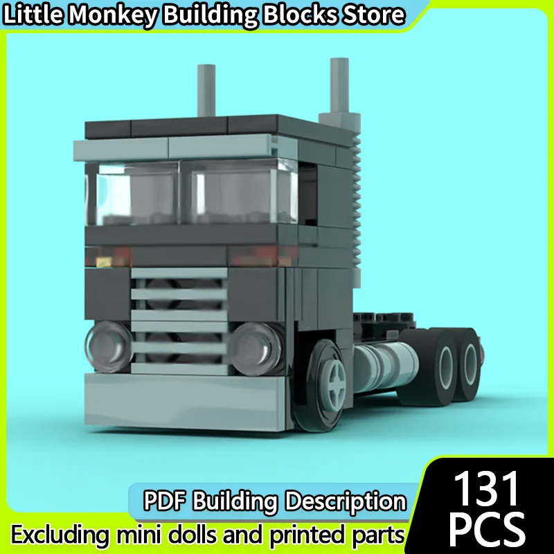 

Конструктор City Car Model MOC: Классический грузовик 3-в-1, модульная технология, детские праздничные подарки, набор для сборки игрушек