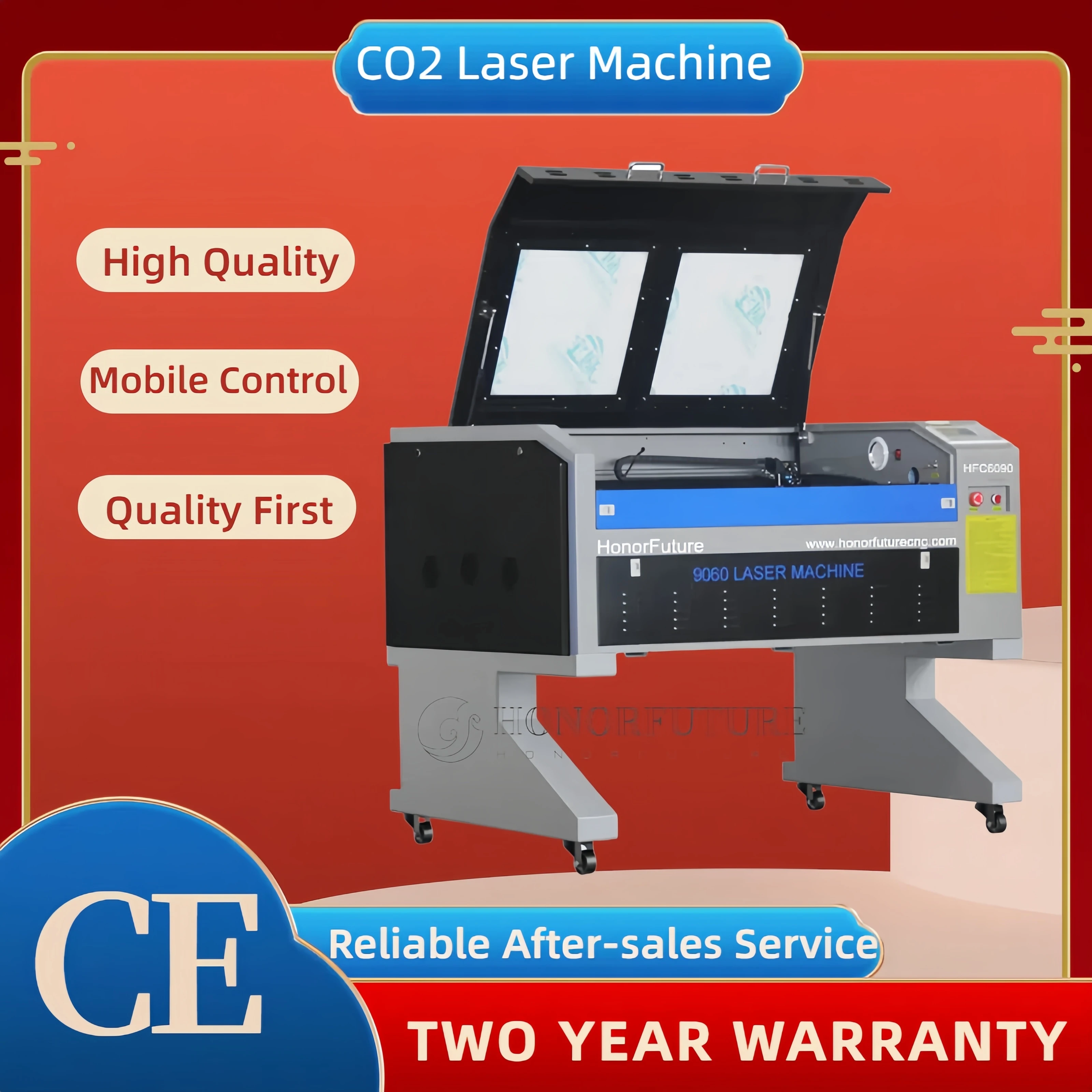 High Efficiency Industrial CO2 - огляд і ціна Co2 Laser Engraver 80W 6040
