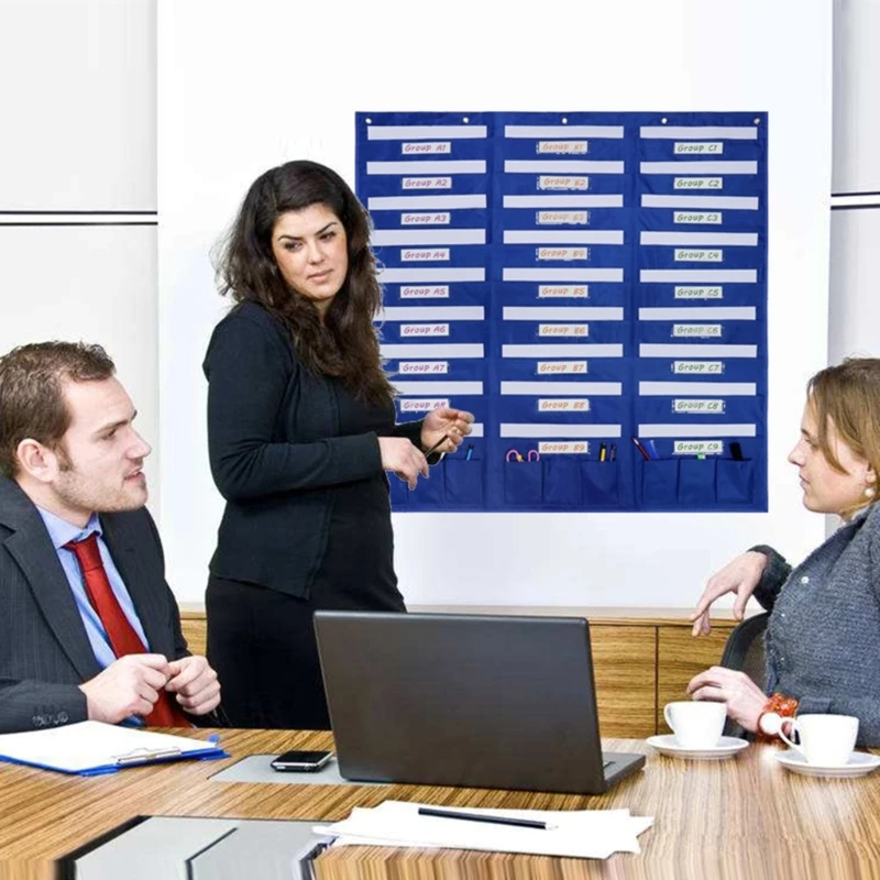 Aktenhalter zum Aufhängen der Wand, mit 27 Taschen für die Organisation Büro