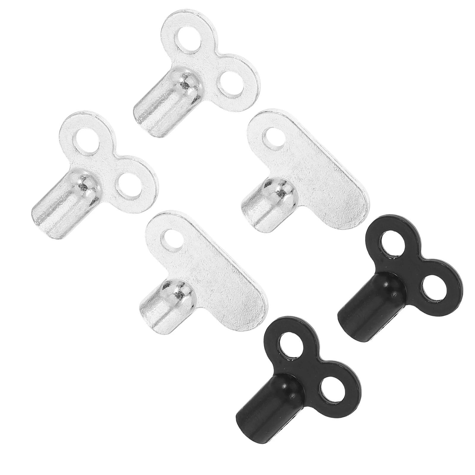 

6pcs Radiator Accessories Zinc Alloy Adjustable Heating Bleed Key Universal Valve Tool for Faucets Radiators Wrench