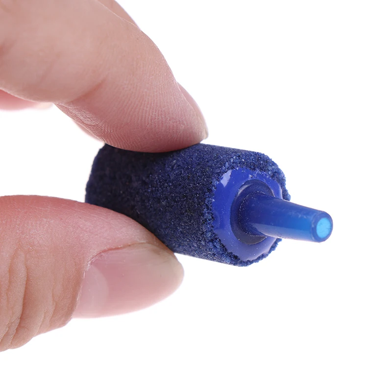 5Pcs Aquarium Cylinder Shape Air Stone Mineral Bubbles Release Fish Tank Punp Airstone Aeration Aerator Accessories
