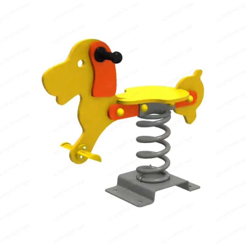 

Animal Design Spring Rider PE Board Rocking Horse Series Commercial Amusement Park Equipment Steel PE 100kg