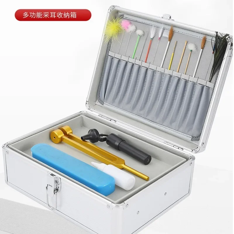 Aluminum Portable Cosmetic Case Small Nail Polish Case Cosmetic Travel Case 31x23x12cm