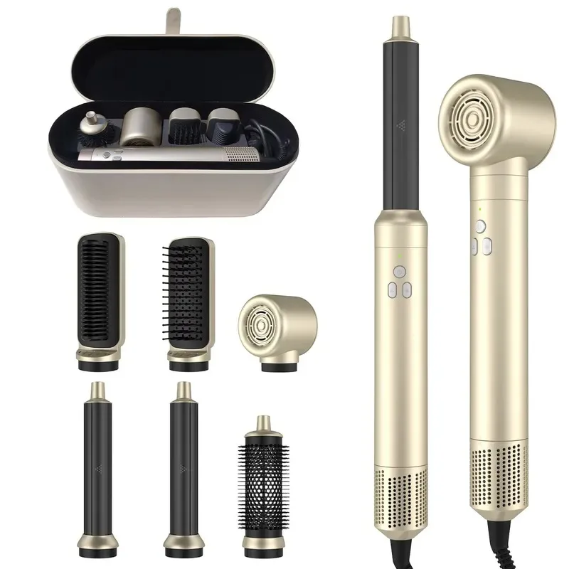 Hot Air Ion Hair Dryer Multifunctional 6 in 1 with Leather Case2026