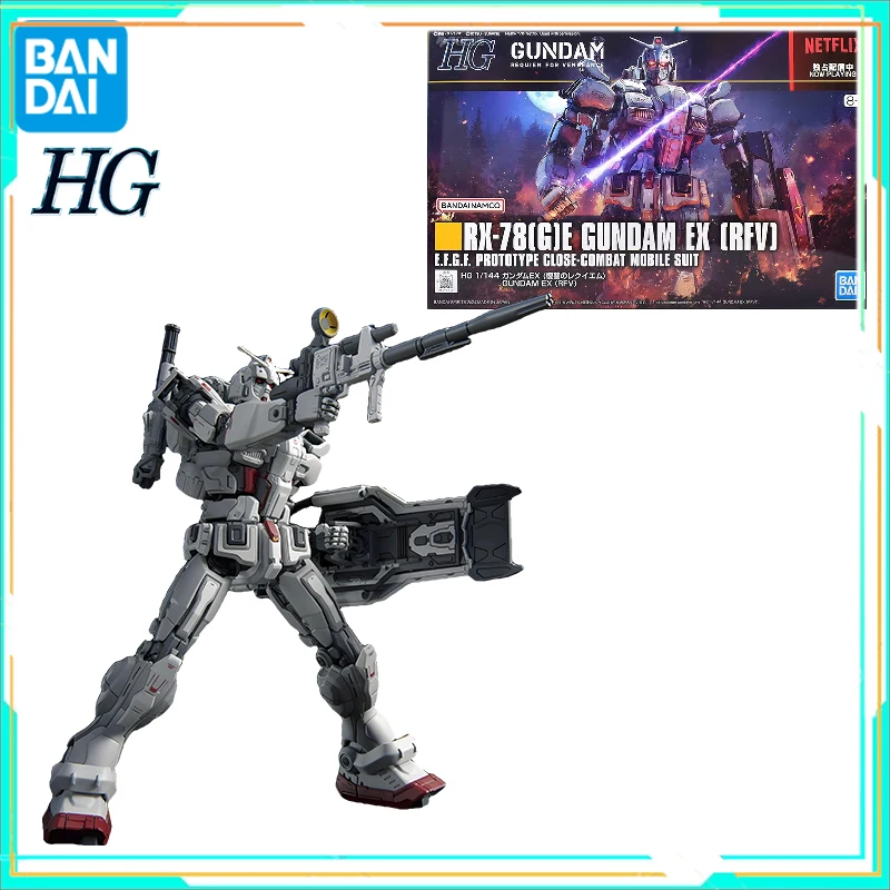 

Bandai Original GUNDAM HG Series 1/144 RX78(G)E GUNDAM EX Сборная модель, аксессуары, коллекция моделей анимированных персонажей