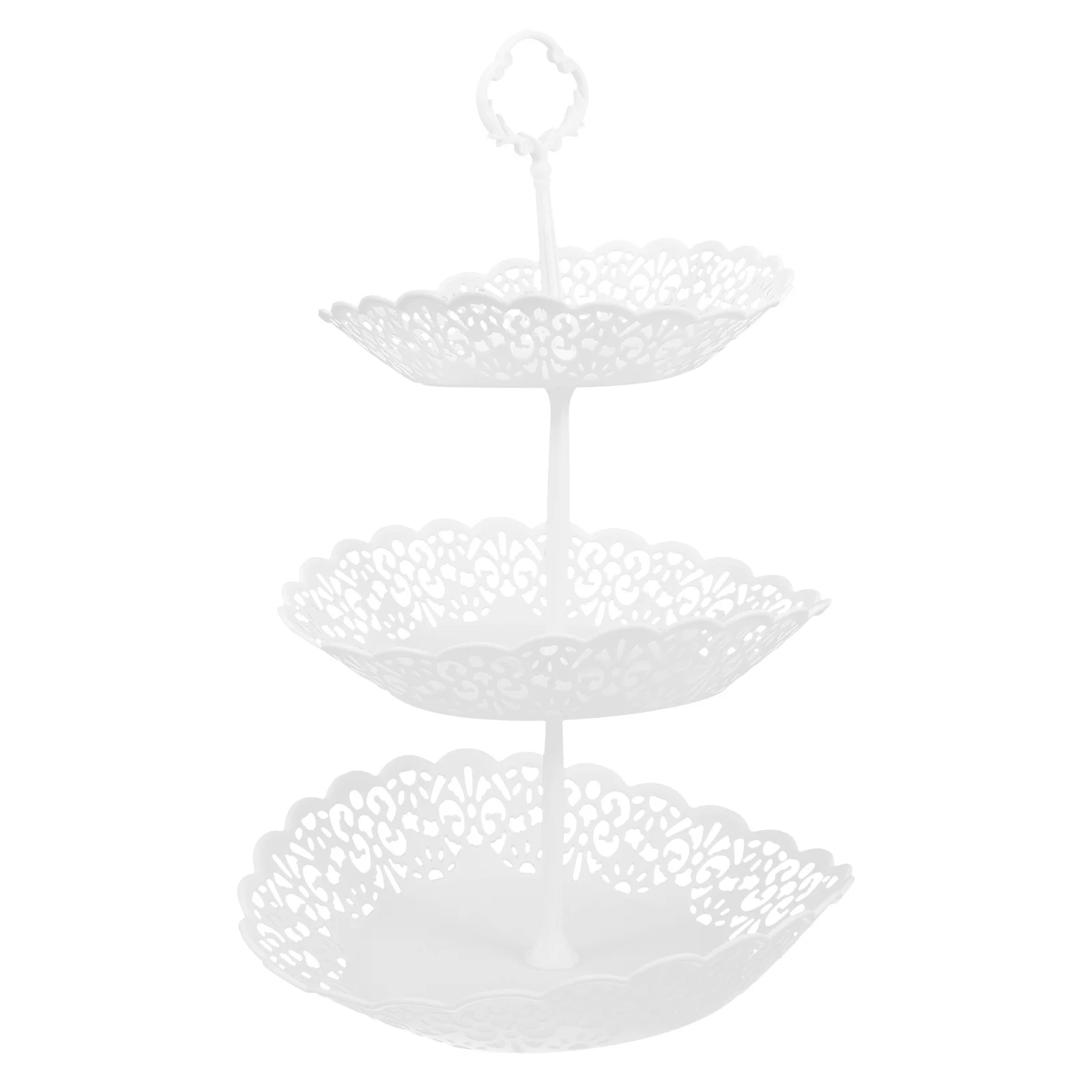 

3 Tier Cake Display Stand Multi-Tier Dessert Platter Fruit Plates Party Serving Tray For Wedding Birthday Decor Large Capacity