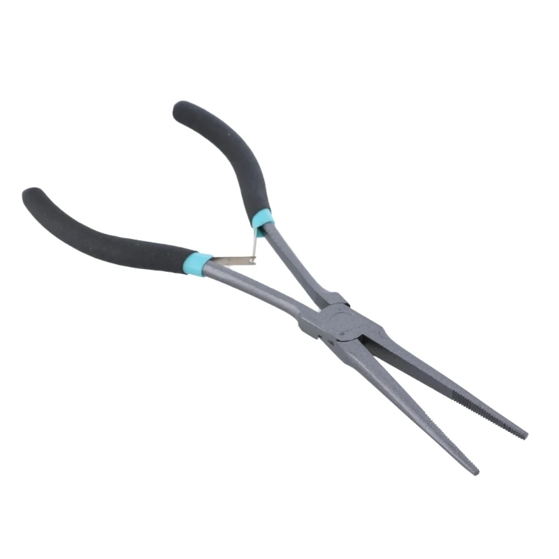 Professional Long Fishing Pliers with Spring Loaded Handle Comfortable Grip Dropship