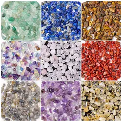 10g/bag Natural Pink White Amethyst Irregular Crushed Stones with Holes Demagnetising Crystals DIY Bracelet Necklace Accessories