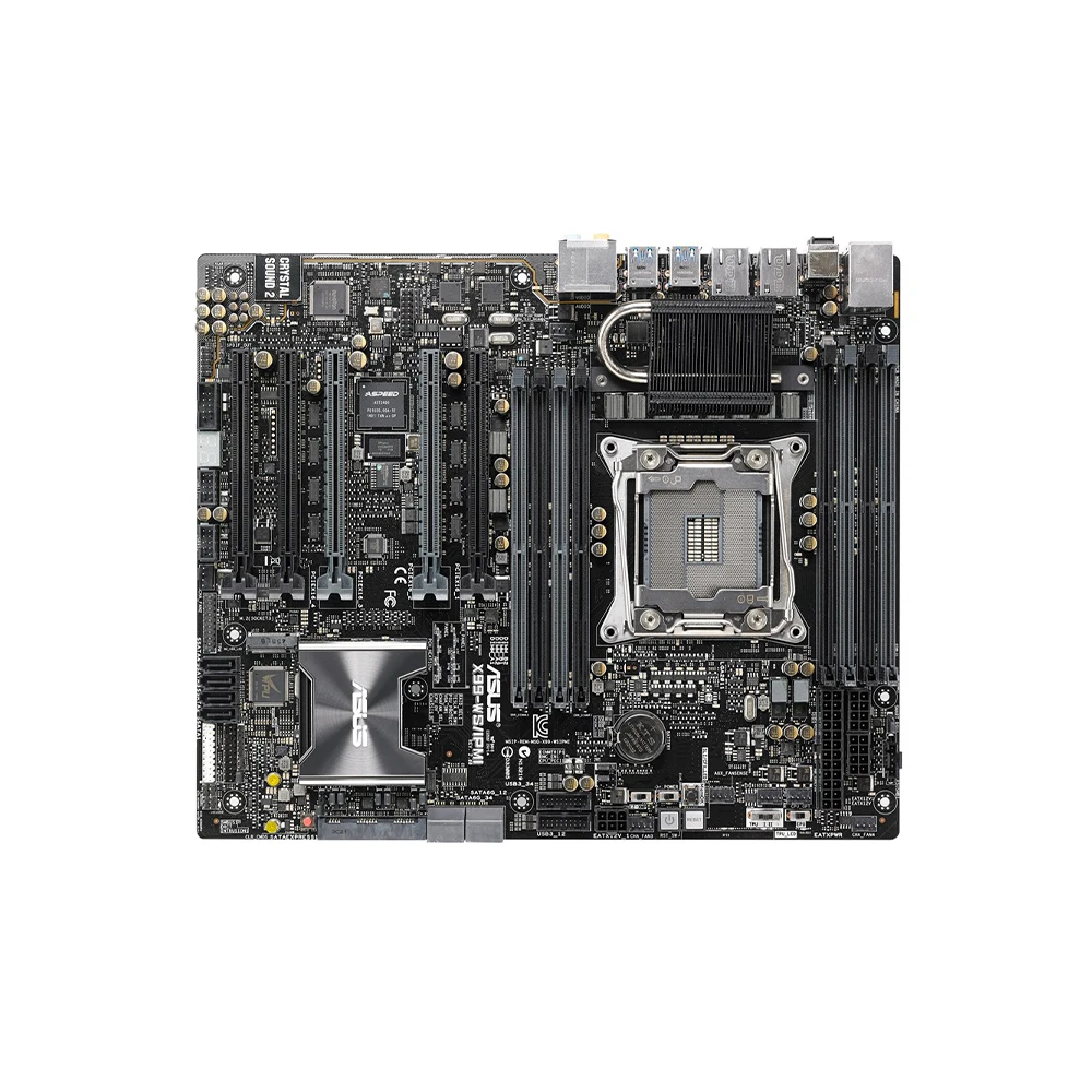 ASUS X99-WS/IPMI motherboard Supports i7-6800K i7-6900K Intel Xeon E5-1630-v3 CPU LGA 2011-V3 8xDDR4 3200Hz NVME M.2 PCIe3.0 ATX