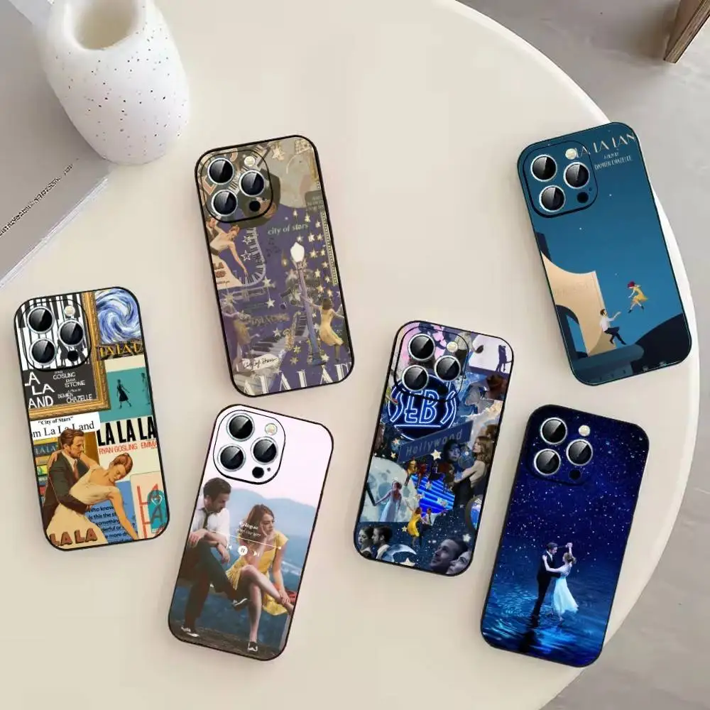 

Film La La Land Phone Case For iPhone 17,16,15,14,13,12,11 Plus,Pro Max,XS,Soft Silicone Black Cover