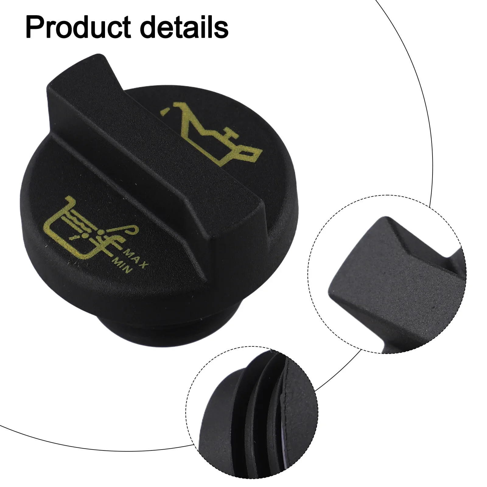 Car Maintenance Engine Repair Oil Filler Cap Quick Installation Replacement Wear-resistant Direct Installation