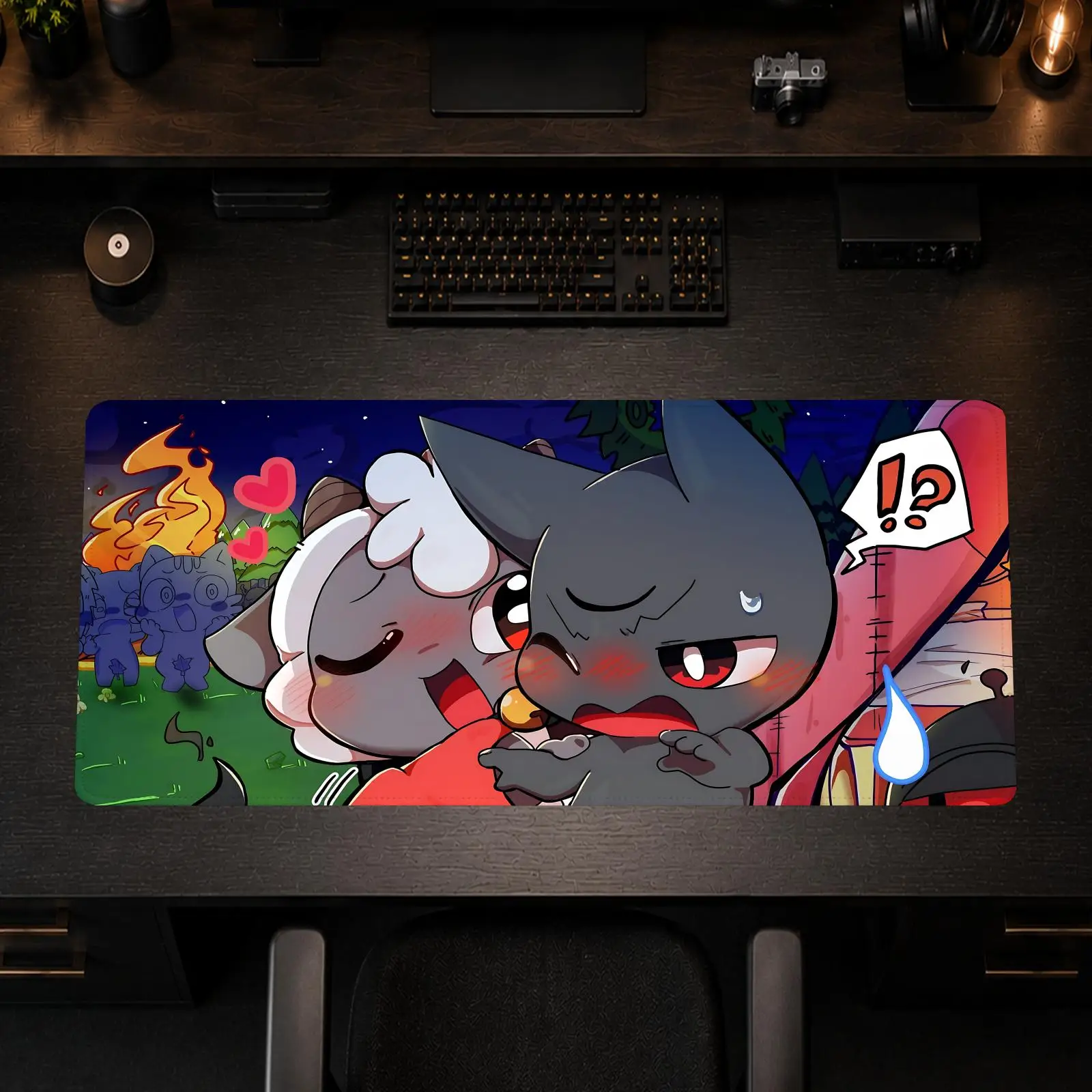 

Cult of the Lamb Mouse Pad Gaming office Non-slip Desk Mat Diy Mousepad Large Game Keyboard overlock