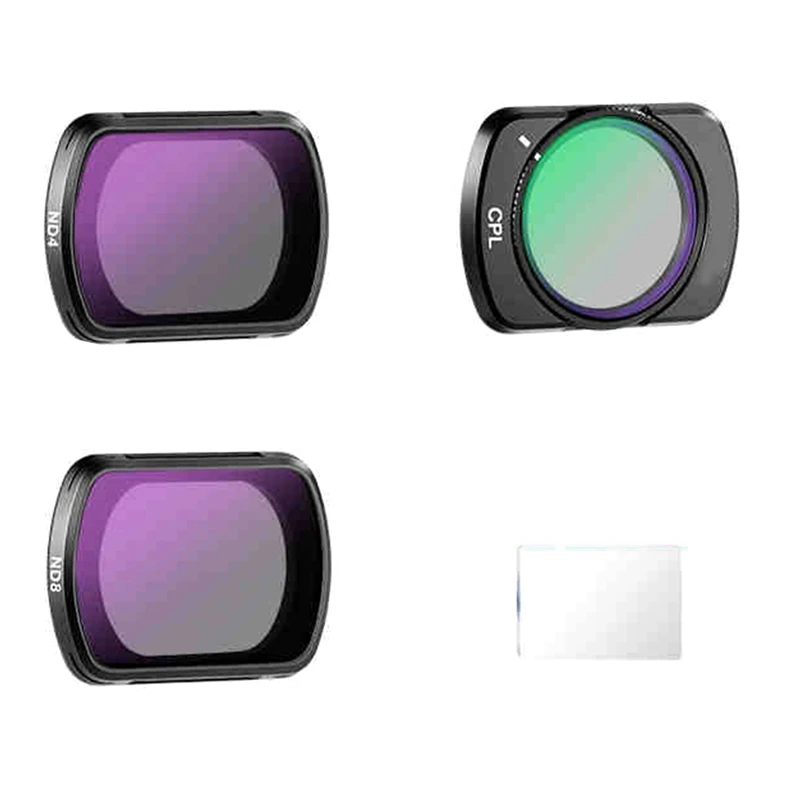 Variable Filter For DJI Osmo Pocket 3 Adjustable ND/CPL Filter With HD Multi Coated Optical Glass/Aluminum Frame