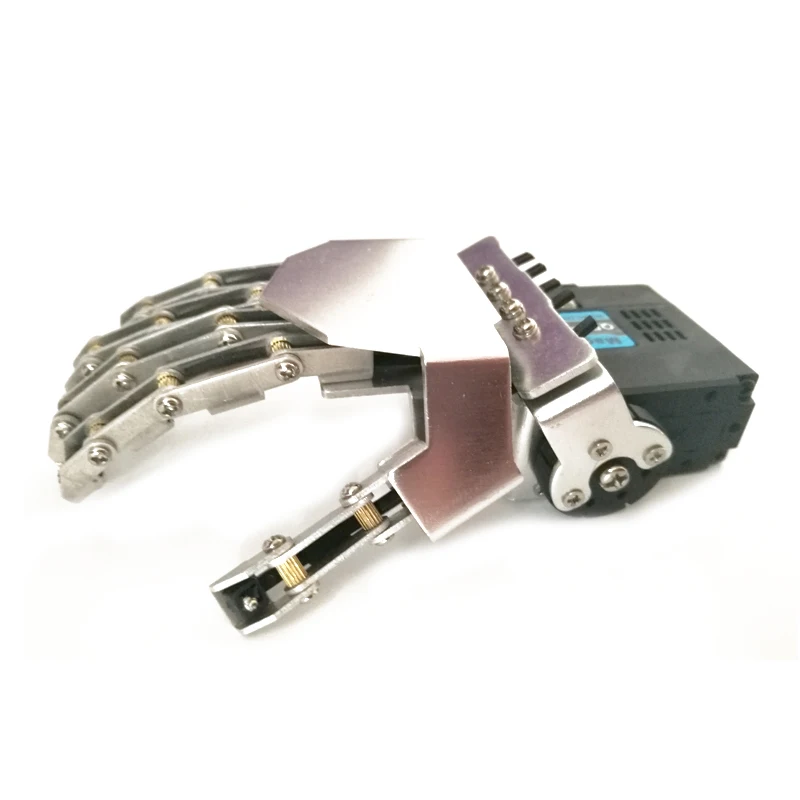 Mini Bionic Hand umanoid Robot Arm Robot Hand Five Fingers Claw Talon per manipolatore di metallo Arm Gripper Smart accessori fai da te
